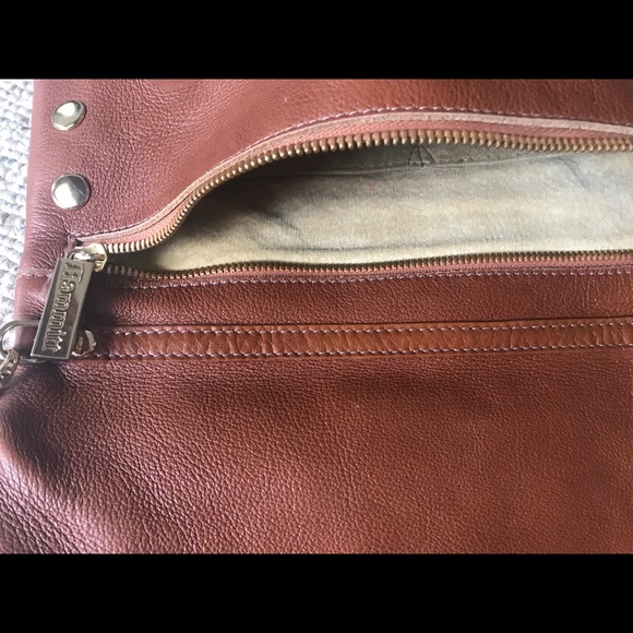 Hammitt large VIP crossbody - Cognac/Gold - Picture 3 of 8